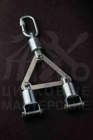 Aerial Straps Triangle <br>with 3 Swivels and Carabiner<br>SWL 350 kg